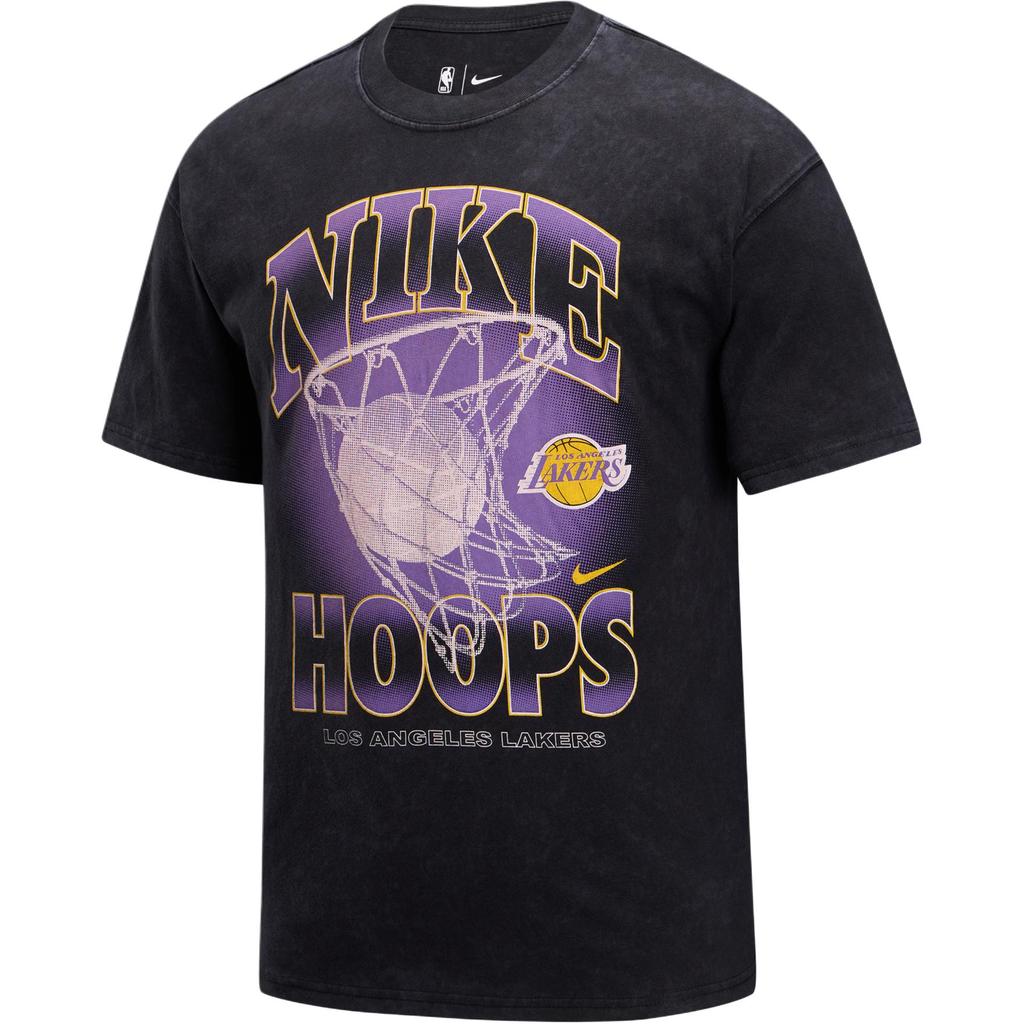 Nike X NBA Courtside Los Angeles Lakers Футболка Мужская Черная HQ1282-010