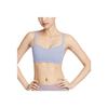Light Support Solid Sports Bra with Straps Women Underwear Indigo-Fog DO6609-519