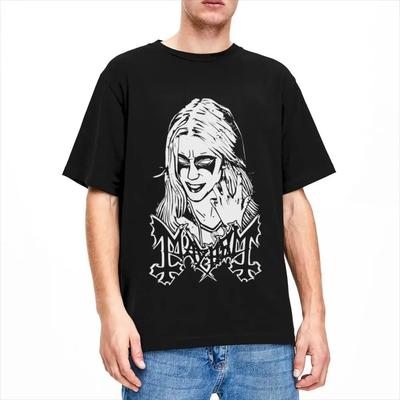 Mayhem Dead Мерч Футболка для мужчин и женщин Повседневная футболка из 100% хлопка с круглым вырезом и коротким рукавом Большие размеры Топы