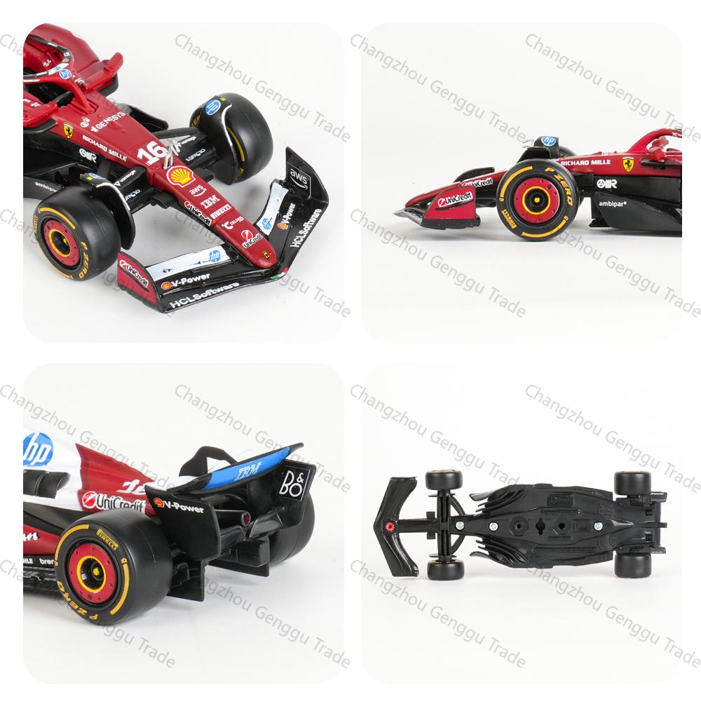 Bburago 1:43 2025 Ferrari SF25 #16 #55 F1 Racing Formula Car Static Simulation Diecast Alloy Model Car