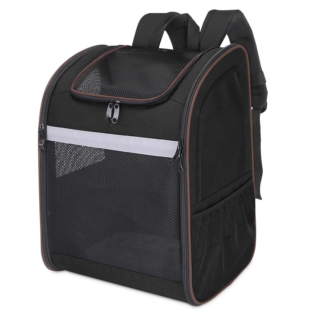 Рюкзак для переноски кошек, рюкзак для собак среднего и малого размера, вентилируемый сетчатый рюкзак для собак, дорожный рюкзак для походов, прогулок на открытом воздухе