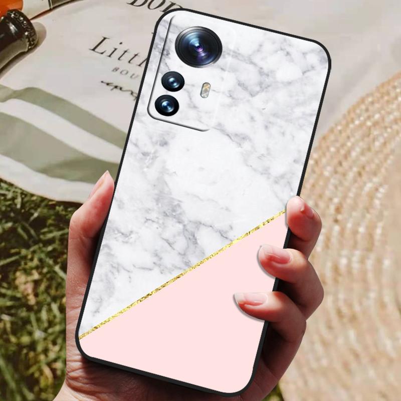 Роскошный силиконовый чехол для телефона Xiaomi 12T/12T Pro с различными узорами