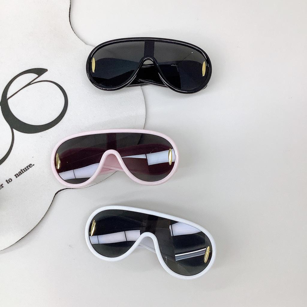 Детские солнцезащитные очки ретро защита от ультрафиолета пляжные детские солнцезащитные очки для мальчиков и девочек вогнутые очки Tide