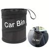 1Pcs Foldable Multi-Functional Car Spiral Storage Trash Can Car Accessories Can Durable Foldable Hanging Storage Bag