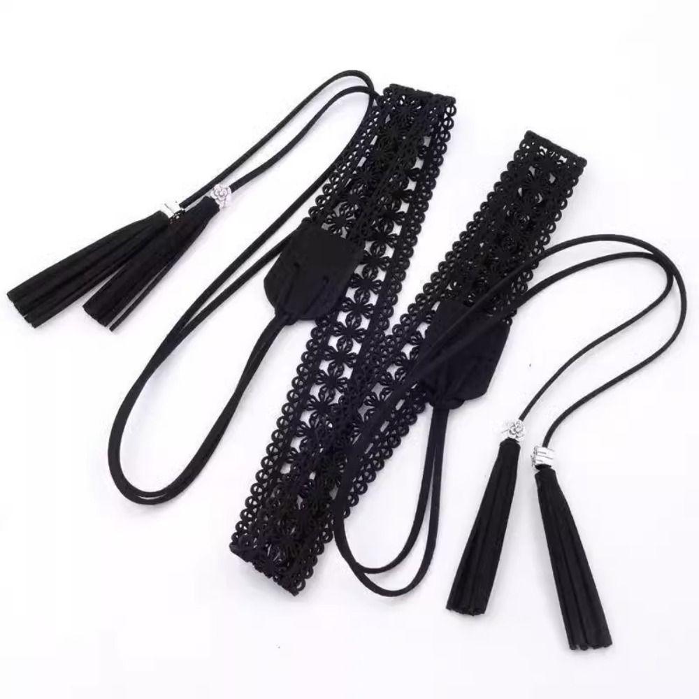 Waist Strap Bohemian Belt Hand Woven Women Waist Chain Vintage Ethnic Style Belt Decorative Jeans