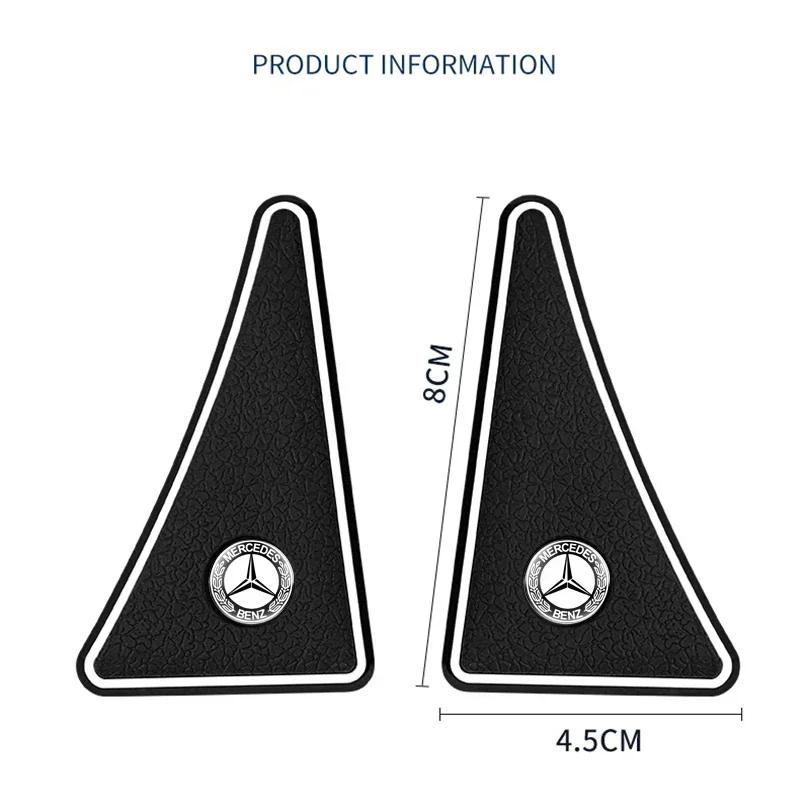 WVWGI1 For Benz GLC GLK 2pcs/set Car Door Protector Anti-collision Strip Sticker Corner Cover Accessories For Mercedes Benz W211 W204 W