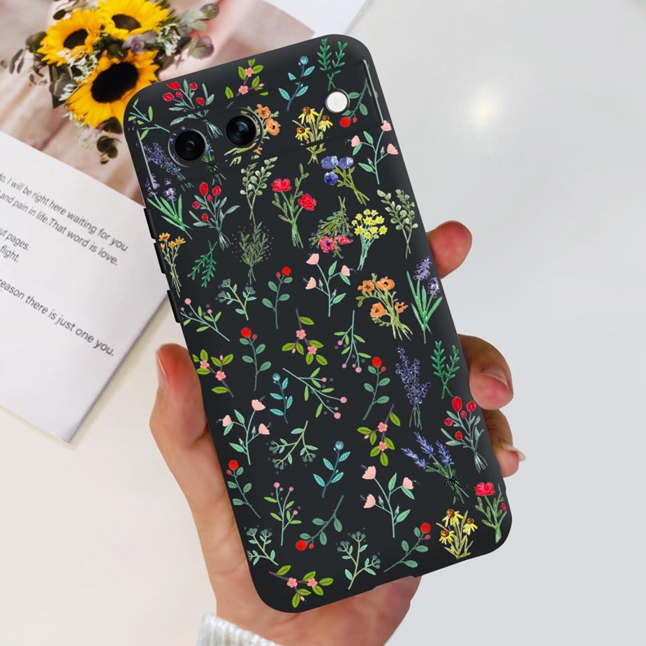 For Google Pixel 8A Case Stylish Painted Cover Soft TPU Shockproof Phone Case For Google Pixel 8 Pro Pixel8A Fundas Coque Bumper
