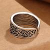 Fashionable Cartoon Nine-tailed Fox Ring for the Same Craftsmanship and Cold Style Simple Hand Jewelry