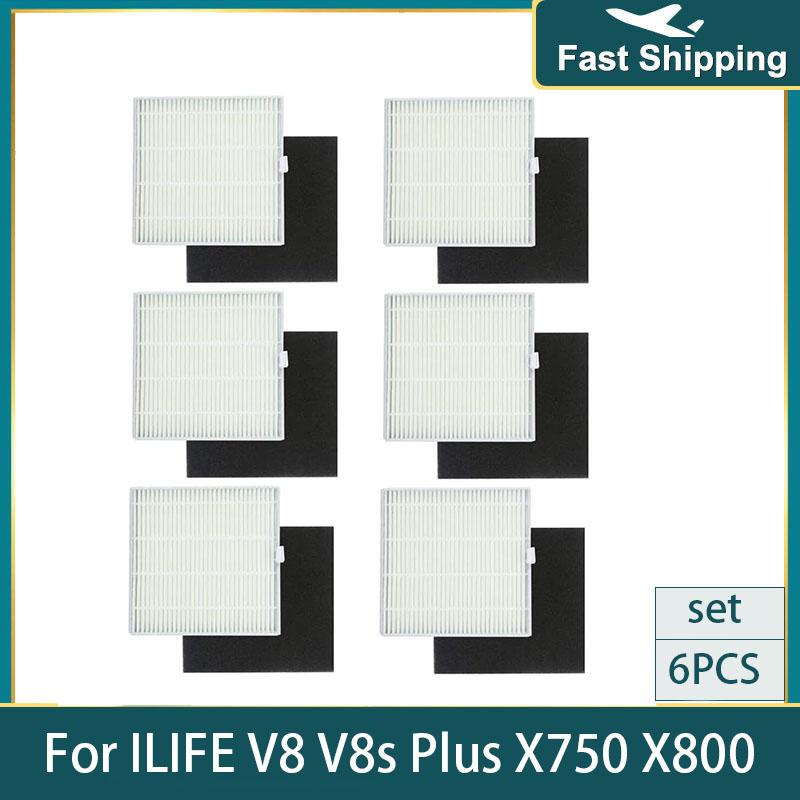 For iLife Chuwi V8 V8s Plus X750 X800 X785 V80 Max Side Brush Hepa Filter Mop Spare Parts Accessories Robot Vacuum Cleaner Parts