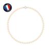 Necklace - - AAA+ Freshwater Cultured Pearl - 6-7 Mm - White Gold - Women