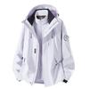 Womens 3-in-1 Hiking Jacket 2026 Lightweight Windproof Outdoor Shell With Removable Fleece Liner Small Stature