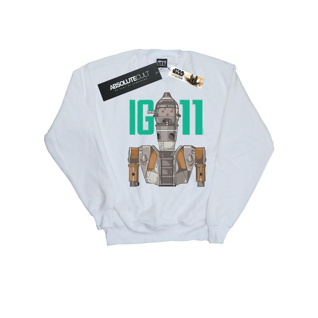 Star Wars Mens The Mandalorian IG-11 Bounty Hunter Sweatshirt