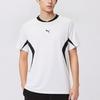 Puma Однотонная мужская футболка с круглым вырезом, regular fit, топ 696167-02