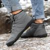 Fashion Winter New Men's Snow Boots Couple's Fashion Versatile Short Boots with Velvet Warmth and Anti Slip Mountaineering Sports Boots