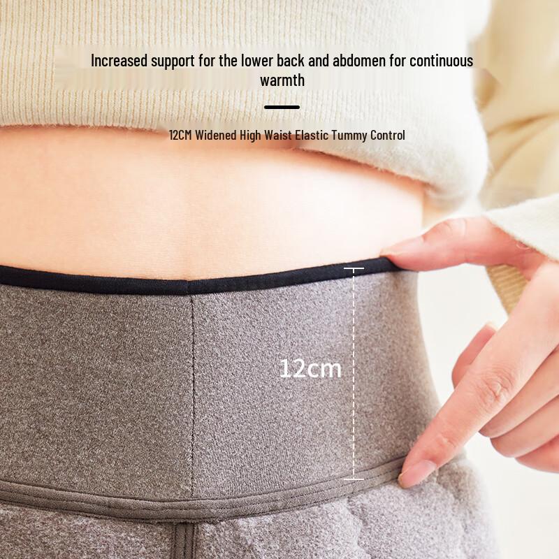 Женские термолеггинсы с высокой талией из шерстяной смеси Yu Zhaolin 650 г