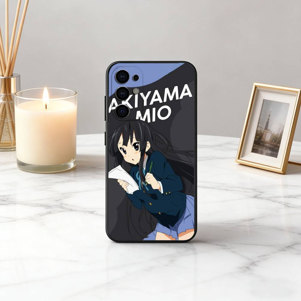 K-K-ON Мио Акияма-KMA Чехол для телефона Samsung S25, S24, S21, S22, S23, S30, Ultra, S20, Plus, Fe, Мягкий силиконовый черный чехол