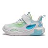 Li Ning Comfortable Non-Slip Durable Low-Top Casual Shoes Kids Sneaker White Green Blue YKNU020-7