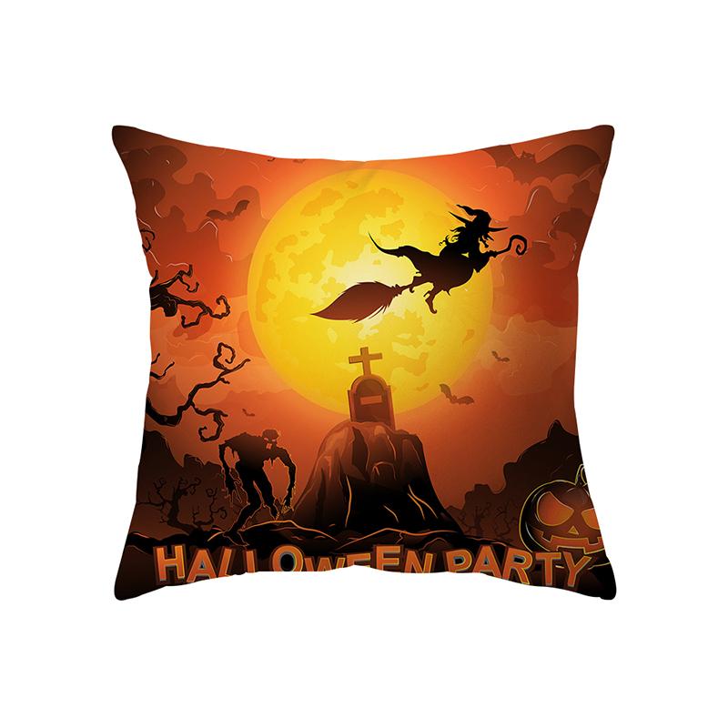 Pumpkin Collection Halloween Theme Pillow Cover Sofa Cushion  Holiday Gift Party Decoration Home Decor