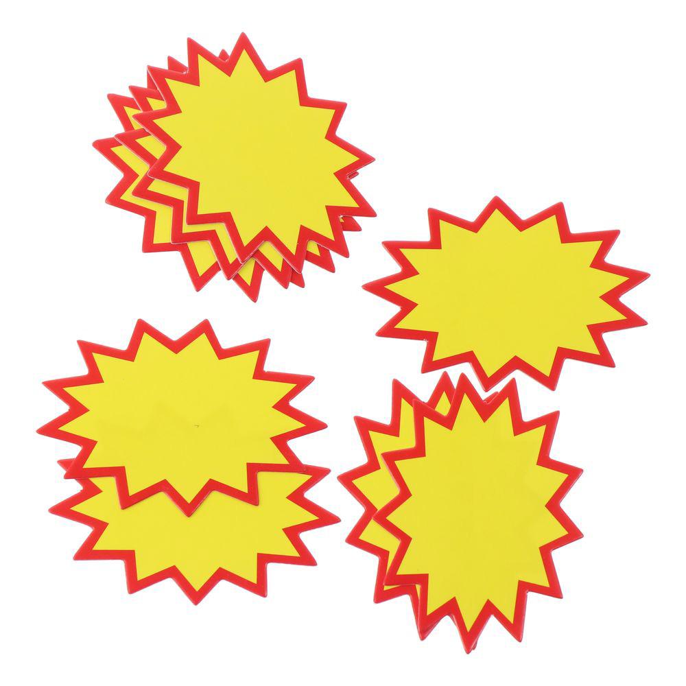 Yellow Explosive Stickers Paper Promotional Paper Multifunctional Advertising Paper  Office