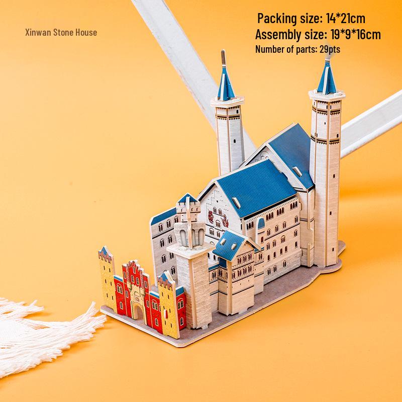 3D Сделанный вручную DIY Развивающий пазл для развития в раннем детстве