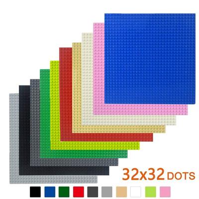 32x32 32x16 Точек Классические Базовые Пластины Блоки Маленький Размер DIY Кирпичики Базовые Пластины ABS Пластик Сборная Пластина Блоки Для Детей Дети