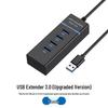 USB 3.0 Док-станция с 4-портовым концентратором для настольных компьютеров и ноутбуков