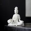 PINNY Белый фарфоровый орнамент Гуаньинь Керамика Статуэтки Куаньинь Буддийское украшение Статуэтка Украшения для дома Аксессуары