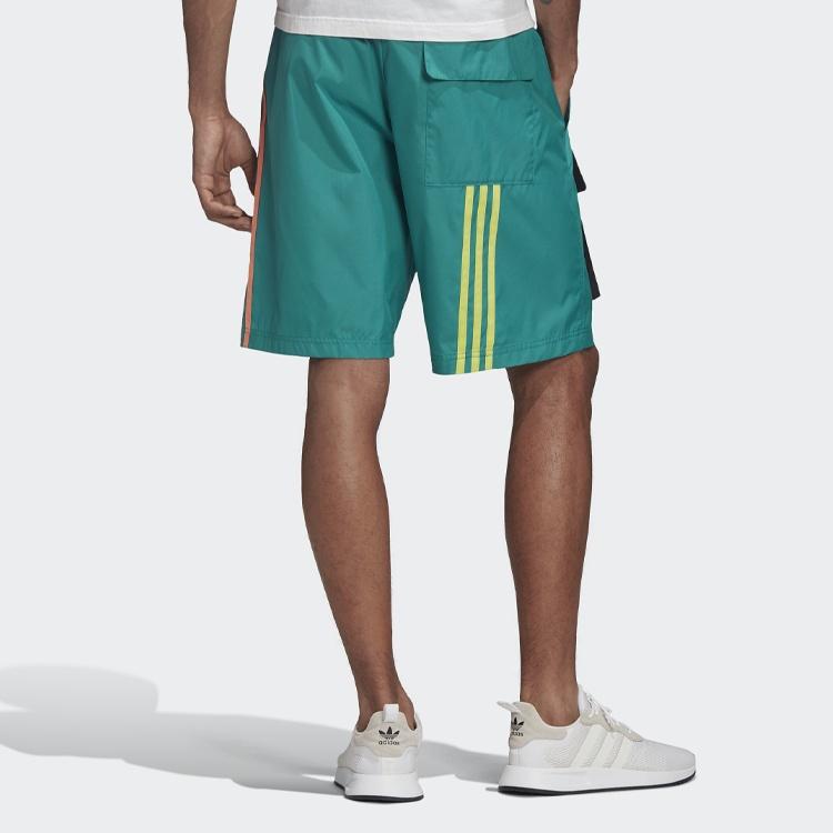 adidas Шорты Originals плетеные зеленые мужские GK5917