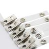 Badge Holder Accessories Clip Transparent ID Tag Name Badge Holder Clip Double Holes Card Clips For Staff Shop Assistant
