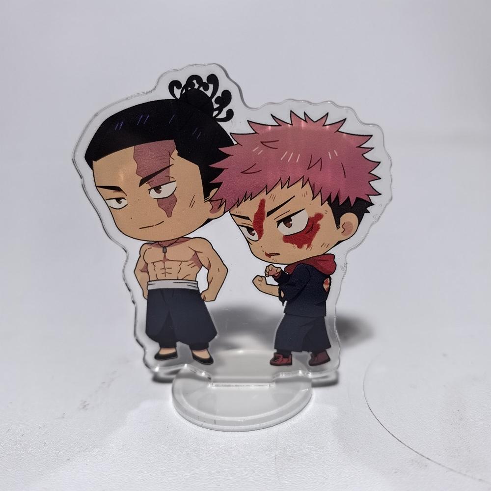 8 см Аниме-аксессуары Jujutsu Kaisen Сатору Годжо Нанами Кенто Мини-подставка Акриловые украшения Коллекции моделей Куклы Фигурки Подарки