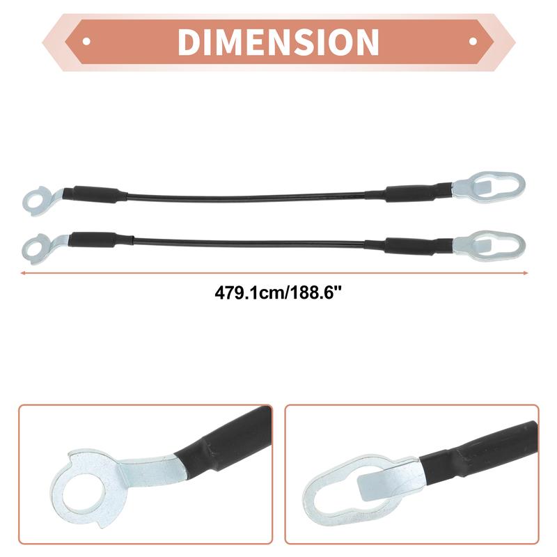 UXCELL No.38505/E4TZ9843052A Tailgate Support Cables for Ford for Ranger 1983-1992