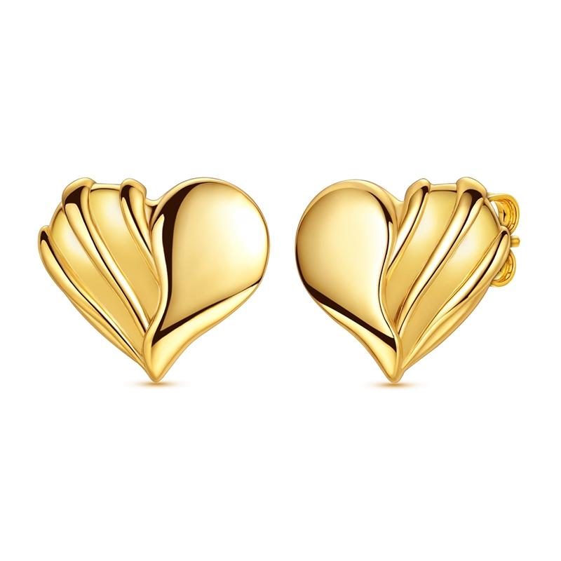 New 925 Silver Pink Heart Shape Women Earrings Brilliant Wedding Engagement Star Earrings Jewelry Gift