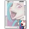5D Full Drill Square Diamond Painting Game Character Jinx Art Rhinestone Mosaic Decor for Home