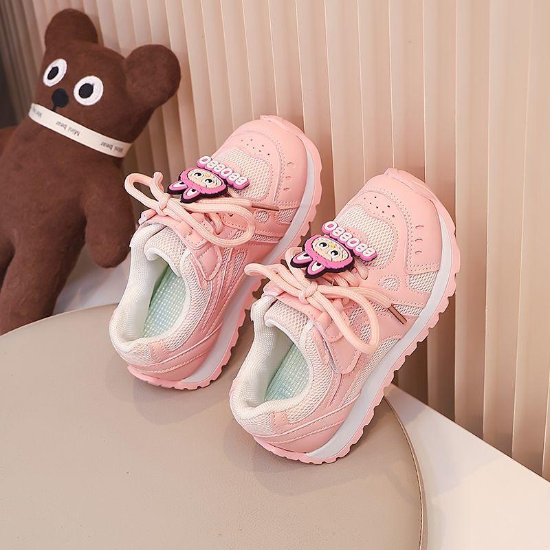 Девочки Спортивная обувь Летняя Детская Сетчатая Дышащая Обувь Папы