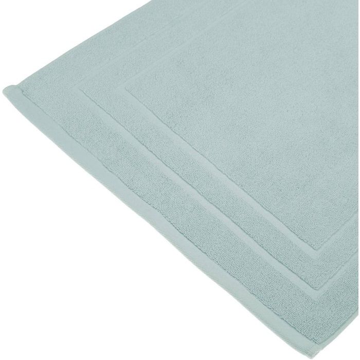 Tapis de bain 50 x 70 cm moderne bleu givre
