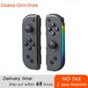 Контроллер переключателя Joy Pad с боковой люминесценцией Joy Cons L/R, совместимый с переключателем Joycon с пробуждением/снимком экрана