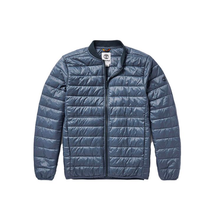 Timberland Водонепроницаемая стеганая куртка-пилот «три в одном», мужские куртки синего цвета A2CM7-433