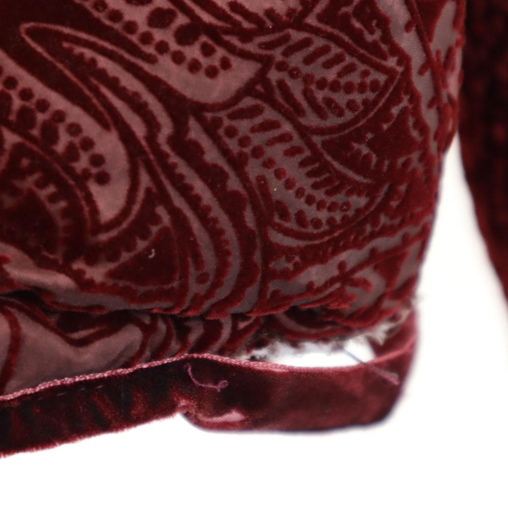 Desigual Куртка с узором пейсли 36 Бордовый Двусторонний стеганый жилет Женский Б/У