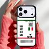 Чехол для телефона 'Посадочный талон' для iPhone 17 16 15 14 13 Pro Max Задняя крышка для 12 11 Pro Coque