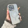 Для iPhone 17 16 15 14 13 12 11 Pro Max 14 Plus 16E 17E AIR Оригинальный Магнитный Матовый Чехол Для Magsafe Беспроводная Зарядка Прозрачная Крышка