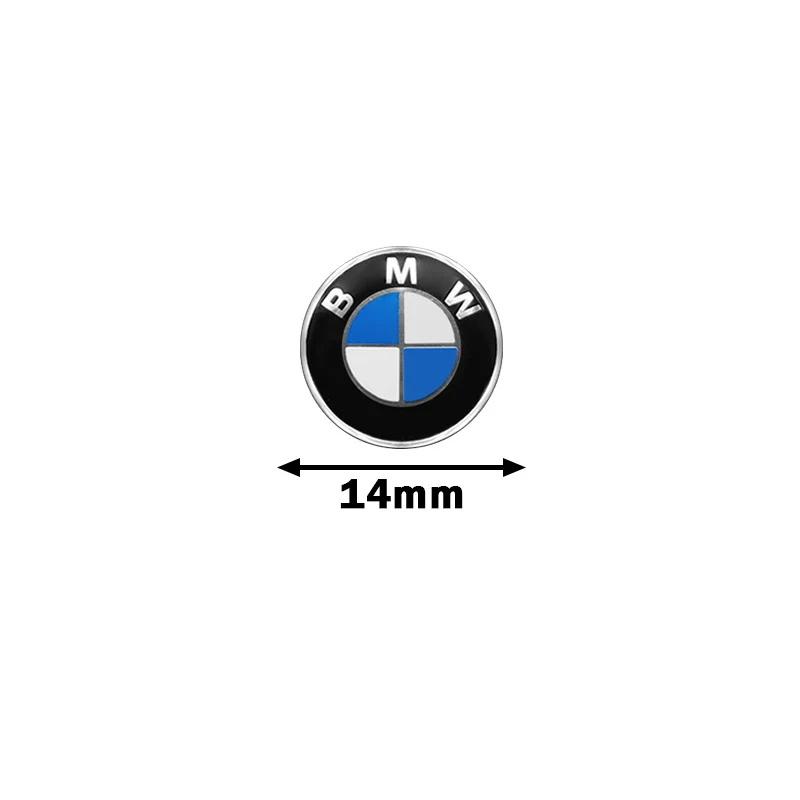 11mm 14mm Car Remote Key Fob Emblem Sticker Logo Replacement For BMW M3 E93 F01 F32 E90 E52 F30 E53 E91 E60 E92 50th Anniversary npvc76