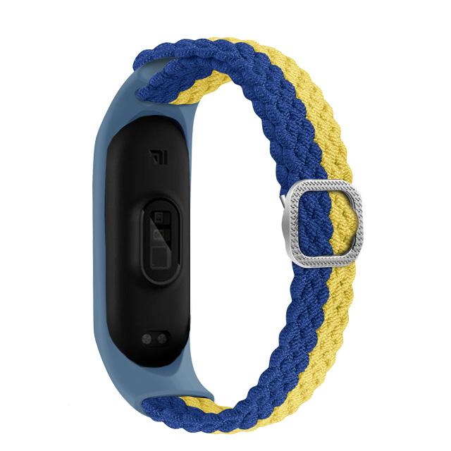 Браслет для Mi band 10 8 7 6 Ремешок Эластичный регулируемый Нейлоновый плетеный Miband4 miband 5 correa Браслет для xiaomi Mi band 3 7 9