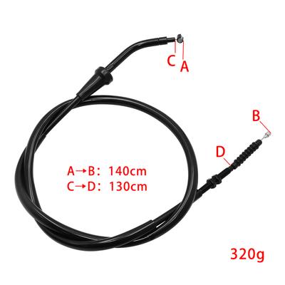 Трос сцепления подходит для BMW G310GS K02 G310R K03 2016-2023 2017 18 19 20 Заменяет OE. 32738563262 Стальная трос сцепления