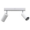 Ceiling Spotlight with Spotlights White 26 x 6 x 16 cm Metal