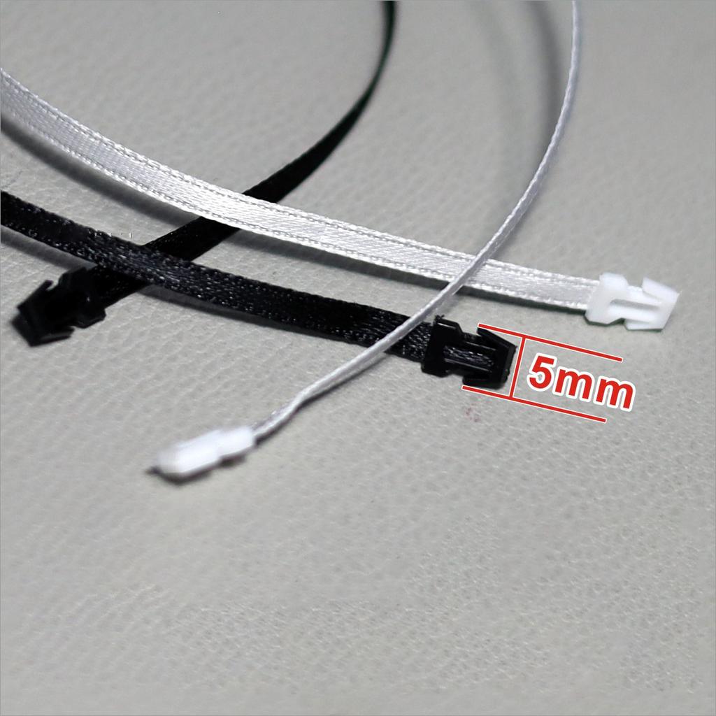 Nylon String Handing Tags for Closing Plastic Seal Hang Tag Loop String Garment Satin Ribbon Lock HangTag Strings