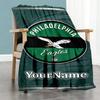 Philadelphia Eagles Personalized Text Blanket Multipurpose Personalized Blanket Soft Cozy Throw For Living Room Home Decor Office Bedding