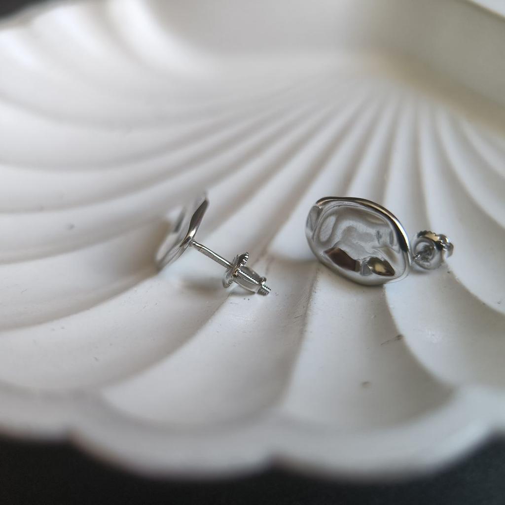 Серебряные серьги без камней (2187257)