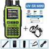 Baofeng 5R Mini Walkie Talkie Dual PTT Bluetooth APP Programming Grey Black Multi Band AM Wireless Copy Frequency Two Way Radios