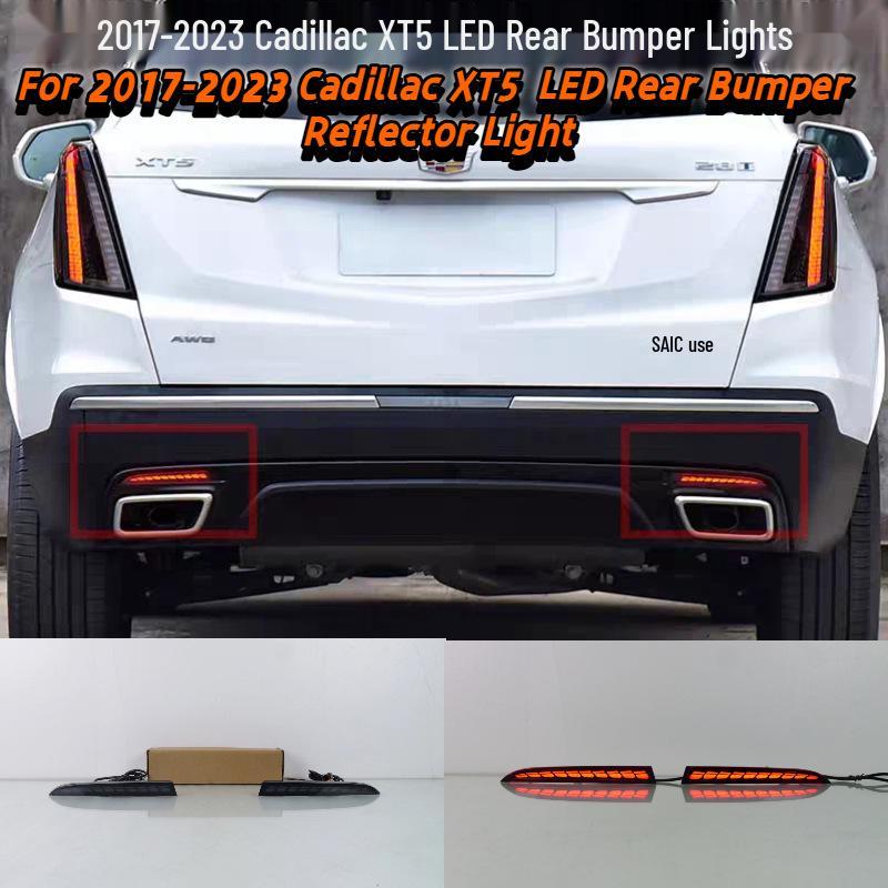 LED Rear Fog and Bumper Light for 2017-2023 Cadillac XT5 - Modification Kit