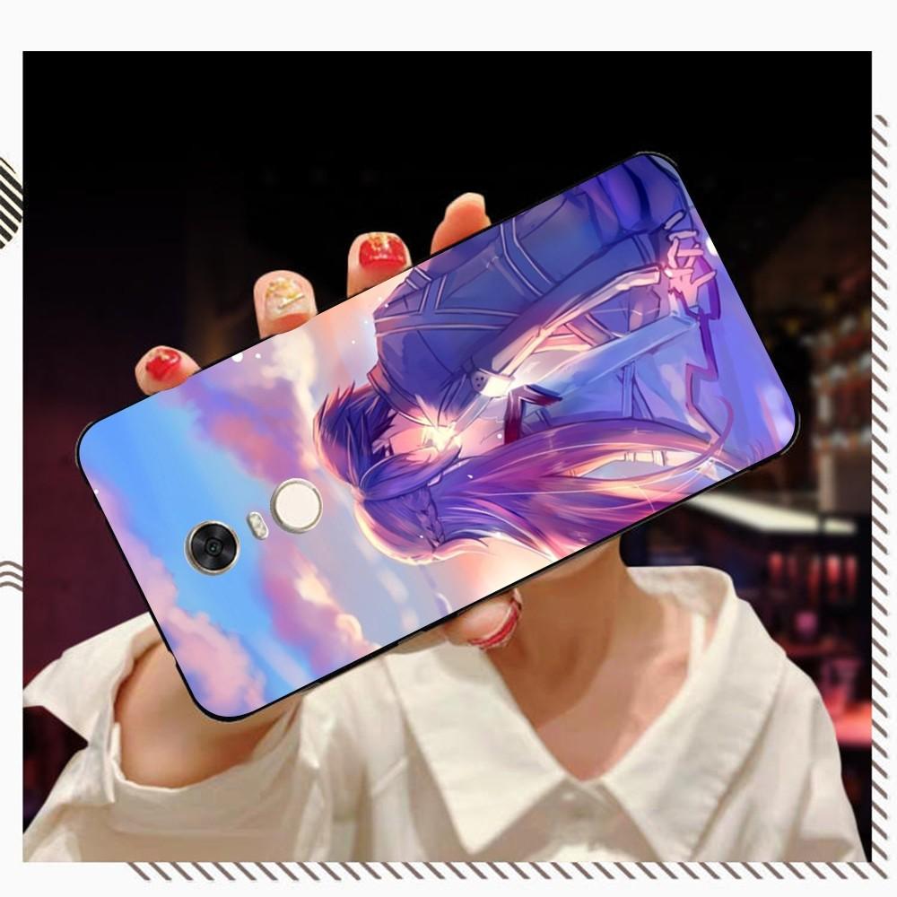 Sword Art Online Phone Case For Redmi 5 6 7 8 9 10 Plus Pro 6 7 8 9 A GO K20 K30 K40 Pro Plus F3 Fundas